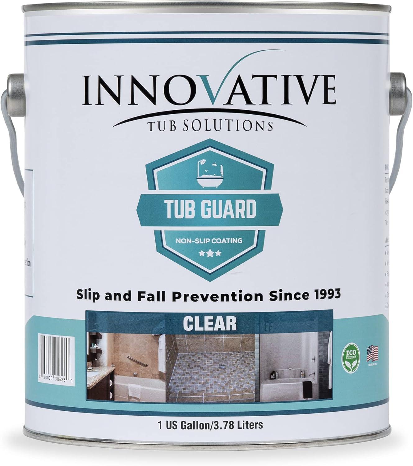 Tub Guard Clear Non-Slip Safety Coating for Bathtubs and Showers