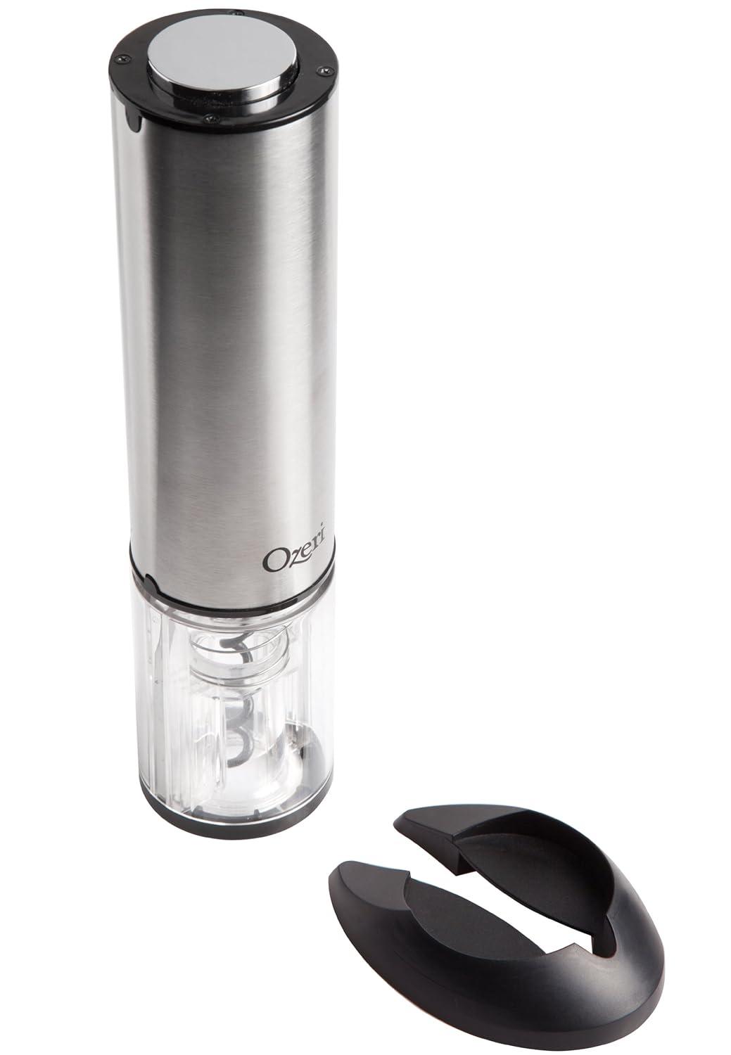 Ozeri Ozeri Extravo Electric Wine Opener in Stainless Steel with Auto Activation