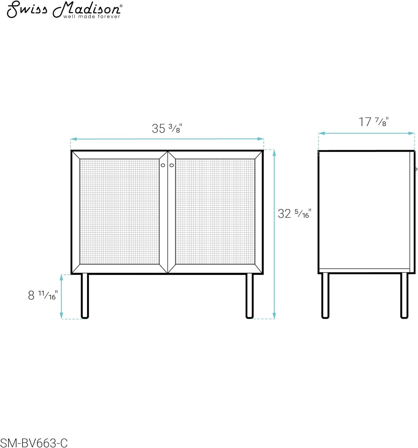 Classe 36" Bathroom Vanity - Cabinet Only