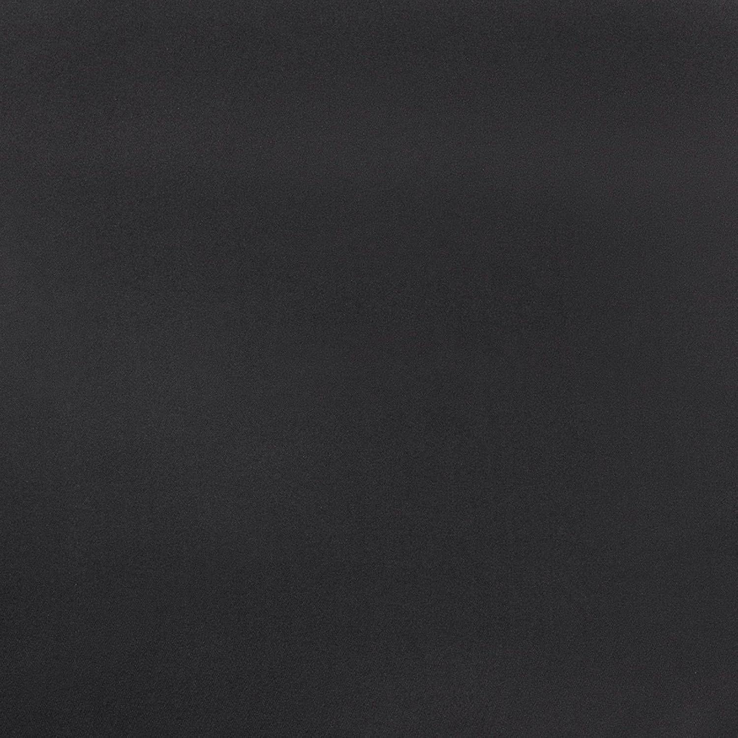 Charcoal Polyester Blackout Grommet Curtain Panel for Patio Doors