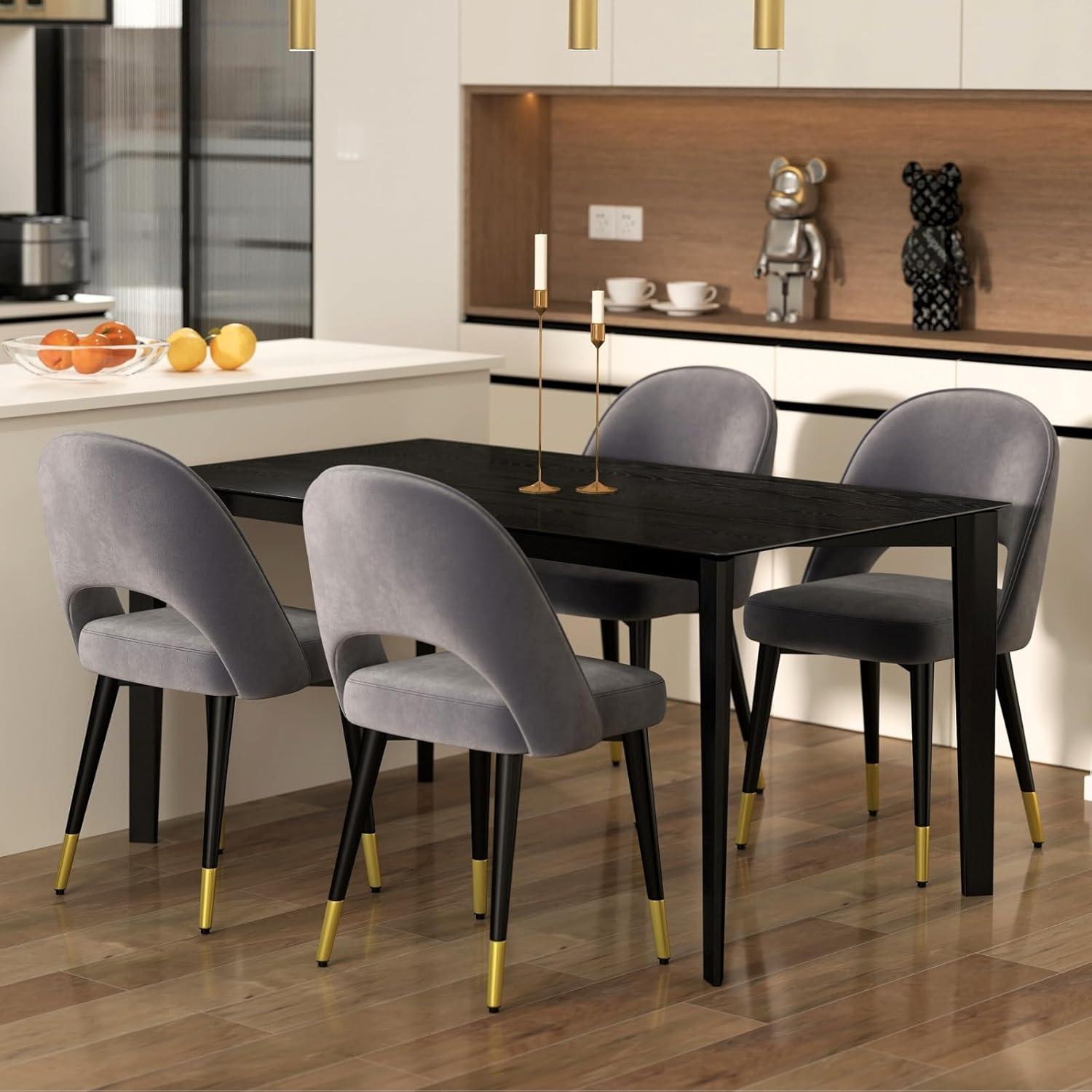 Mercer41 Volena 19.1'' H Velvet Upholstered Side Chair (Set of 2)