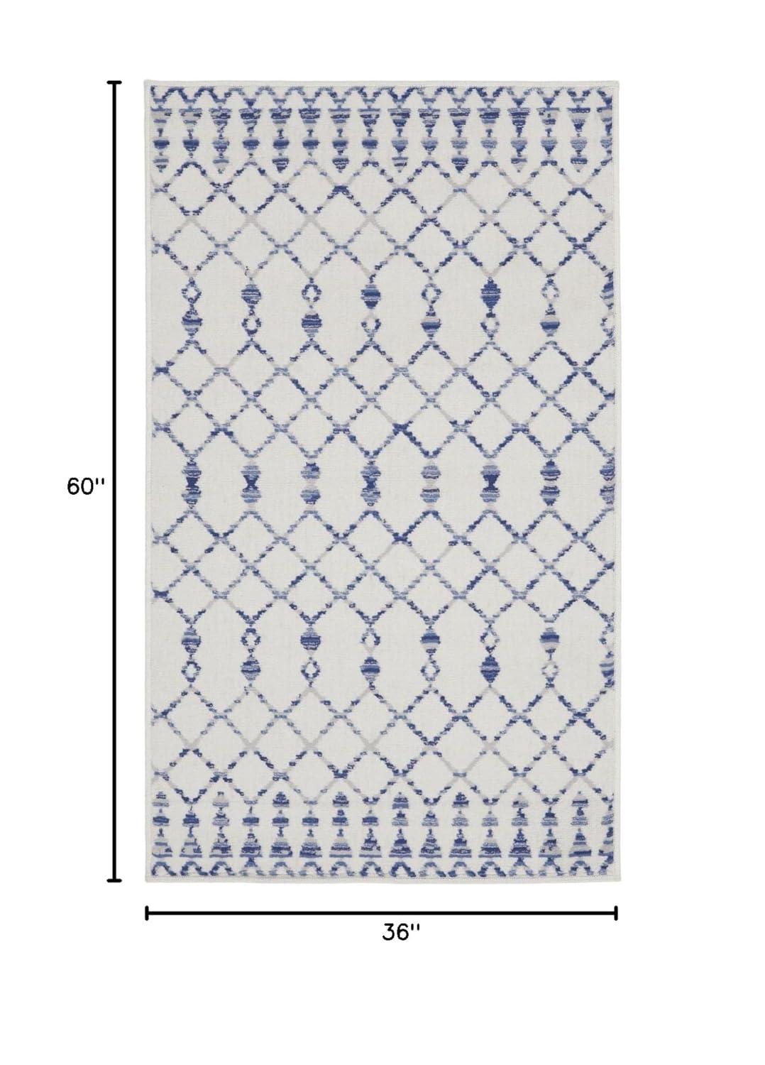 Nourison Whimsicle WHS02 Indoor only Area Rug - Ivory 3' x 5'