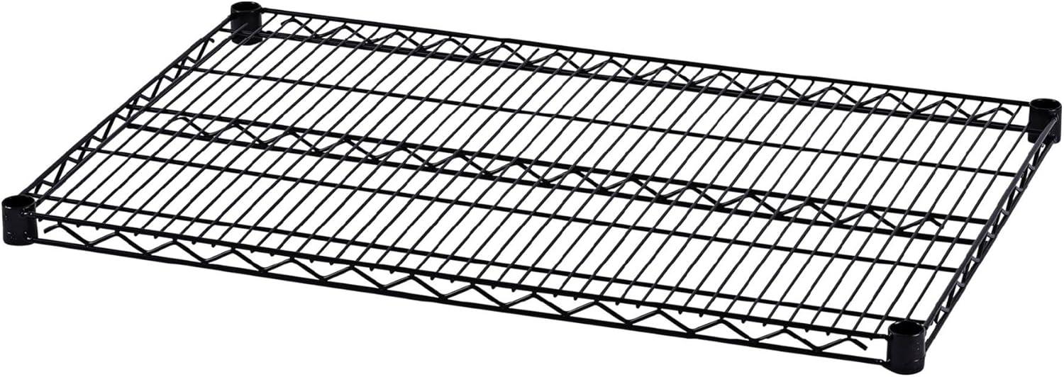 Alera ALESW583624BL Industrial Wire Shelving 36 in. x 24 in. Extra Wire Shelves - Black (2-Piece/Carton)