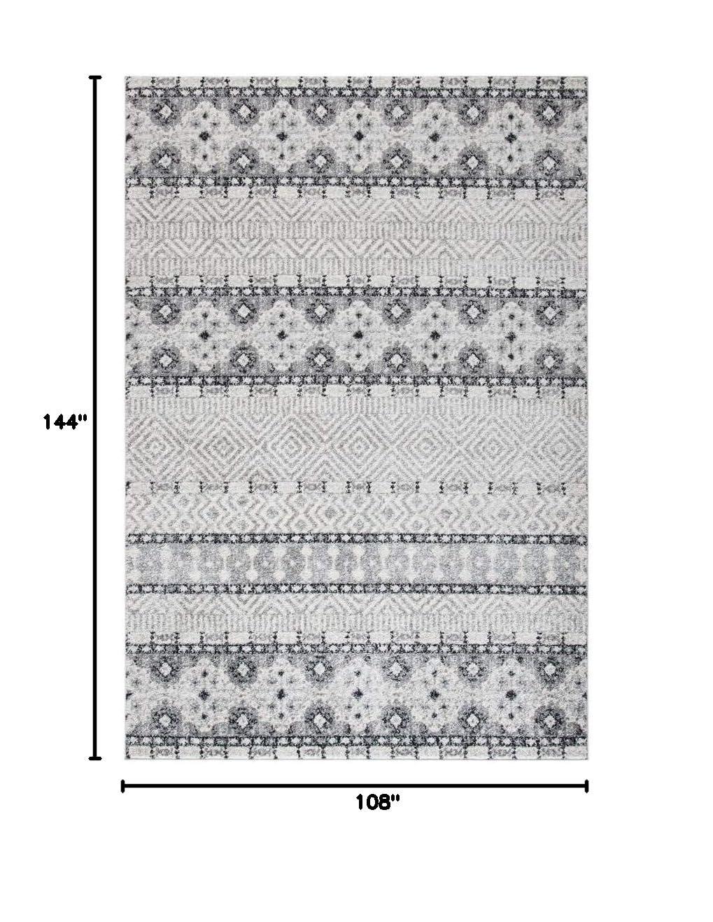 Madison MAD797 Power Loomed Area Rug - Charcoal/Grey - 8'9"x11'9" - Safavieh.