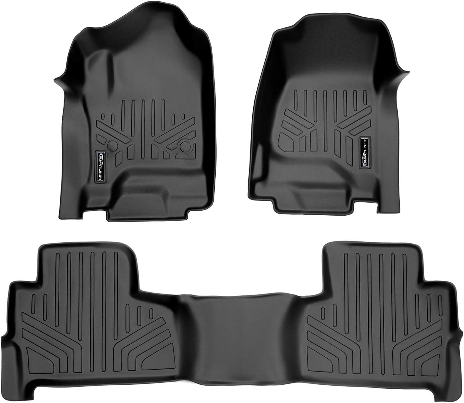 Floor Mat Set 2 - Compatible with 2015 - 2020 Chevy Tahoe 2016 2017 2018 2019