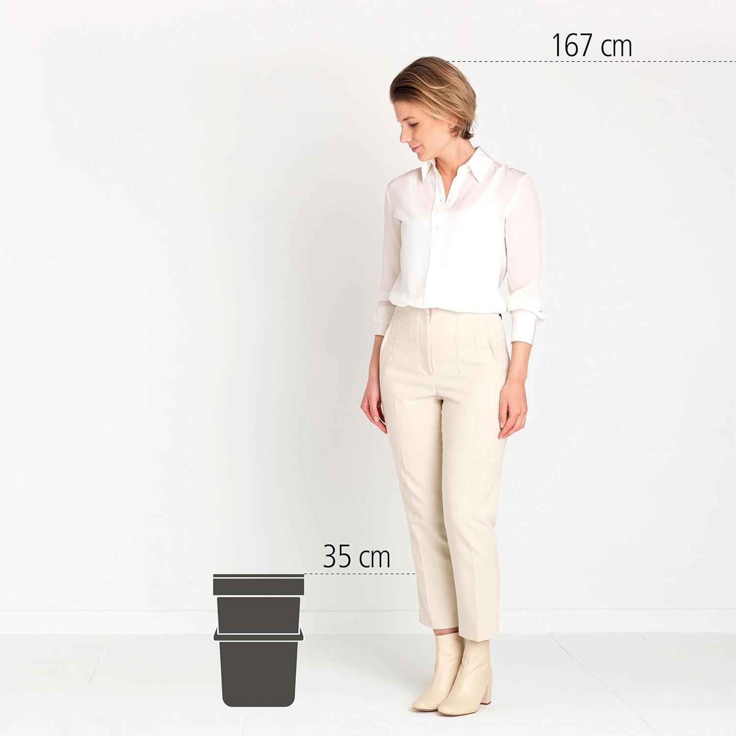 Brabantia Sort & Go Plastic Recycling Bin, 3.2 Gallon