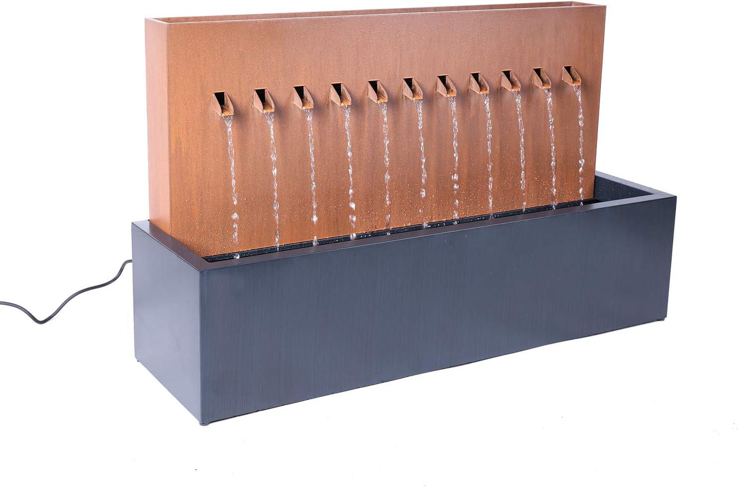 Hi-Line Gift Ltd. Metal Weather Resistant Floor Fountain