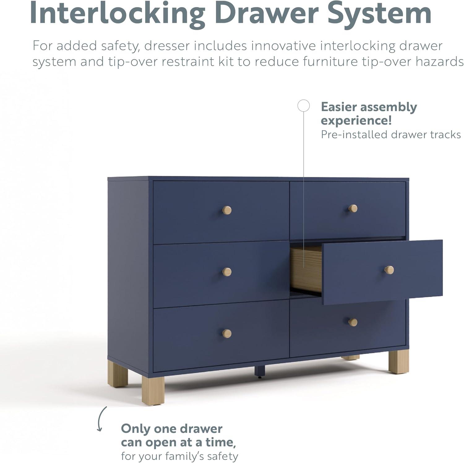 California 6 Drawer Dresser