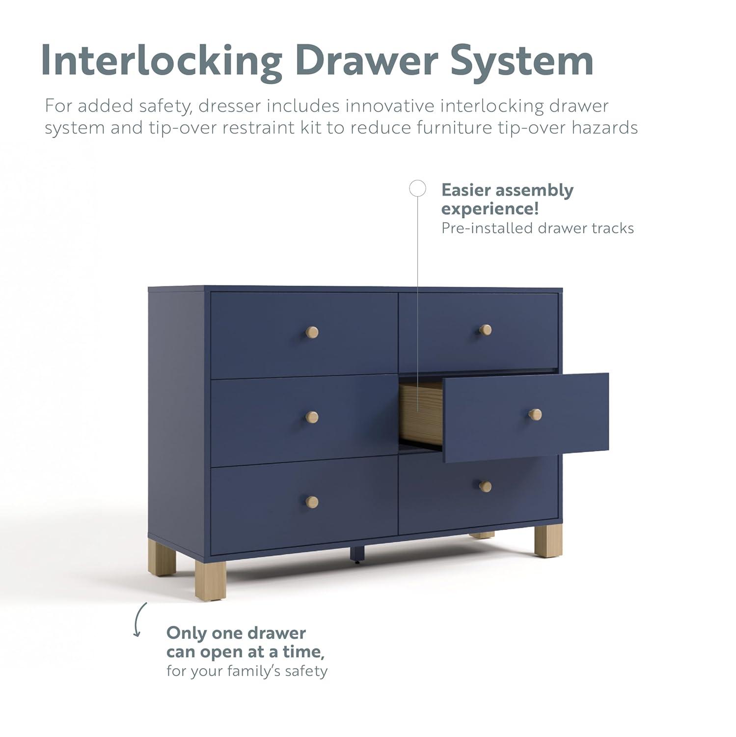 California 6 Drawer Dresser