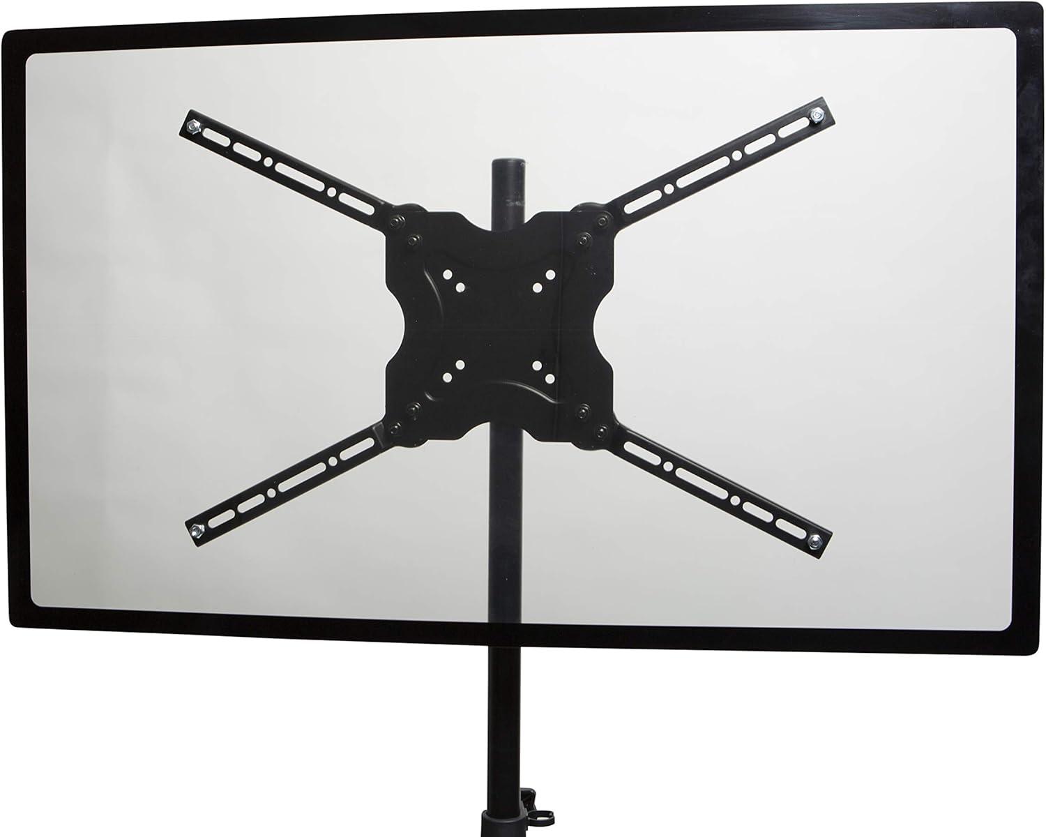 Black Steel VESA Compliant Wall Mount for LCD/LED TV Monitors