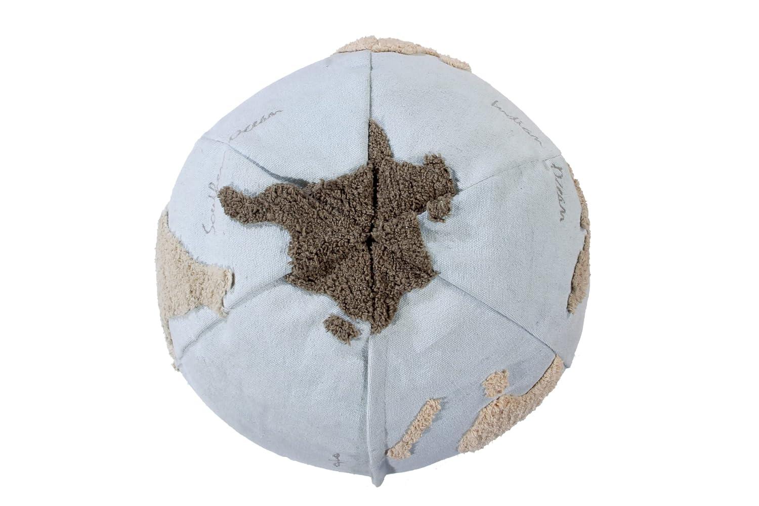 Lorena Canals World Map Pouf