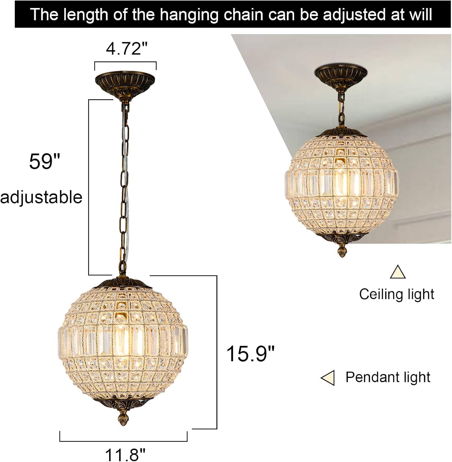 Ennu Dimmable Globe Chandelier