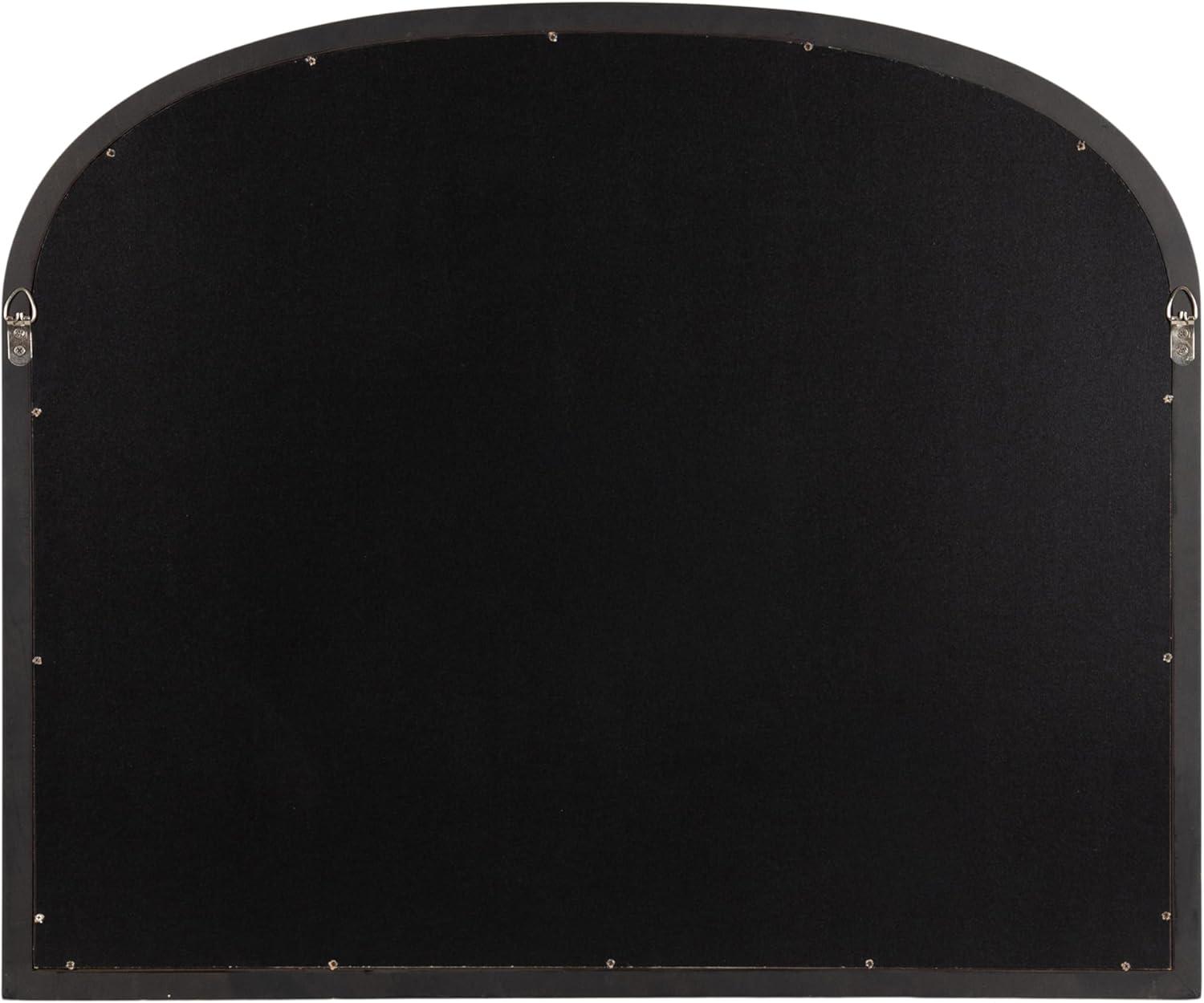 24"x36" Hatherleigh Basket Arch Wall Mirror Gold - Kate & Laurel All Things Decor: Durable Wooden Frame, No Assembly Required