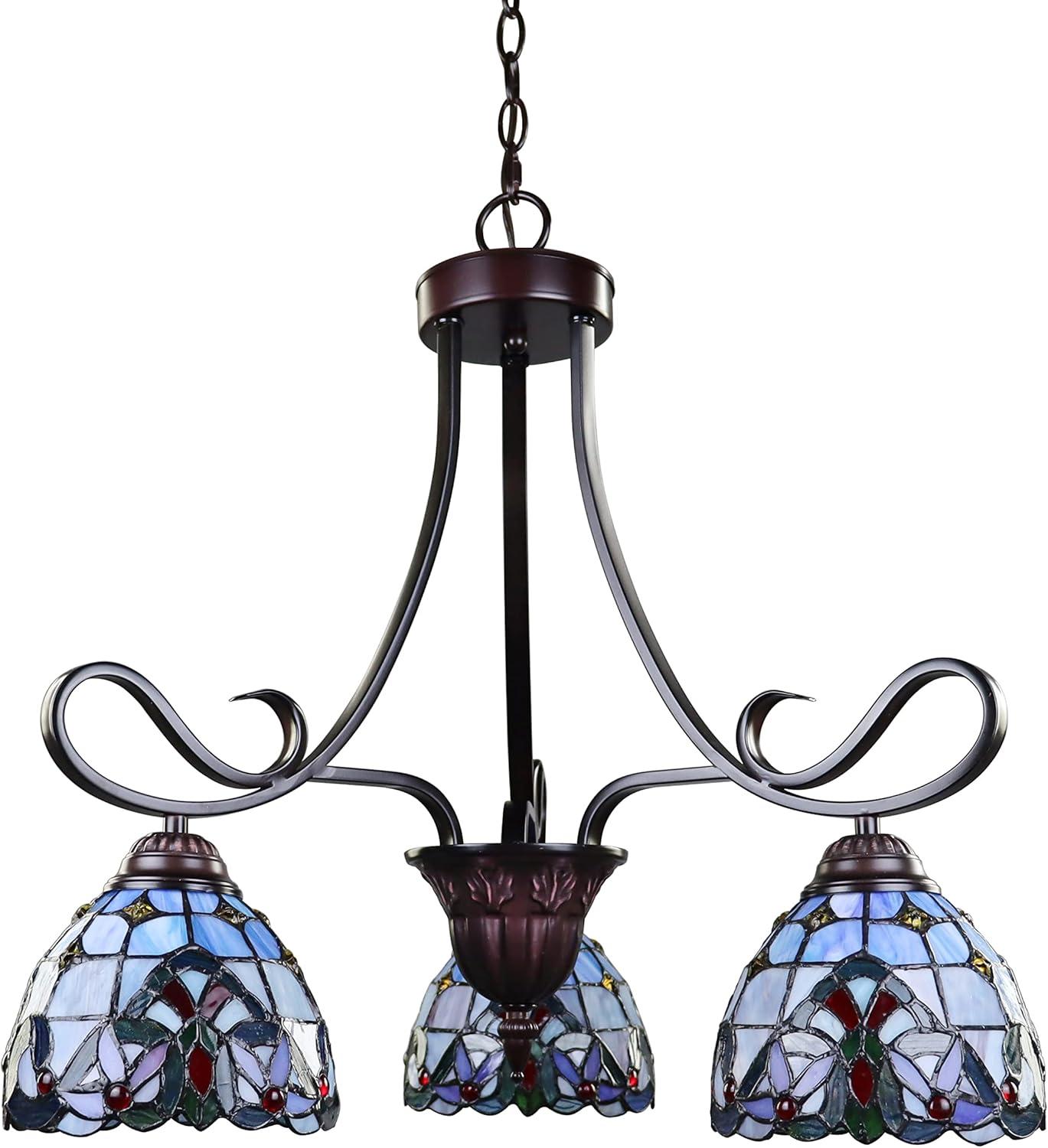 Bondi 3 - Light Glass Dimmable Classic / Traditional Chandelier