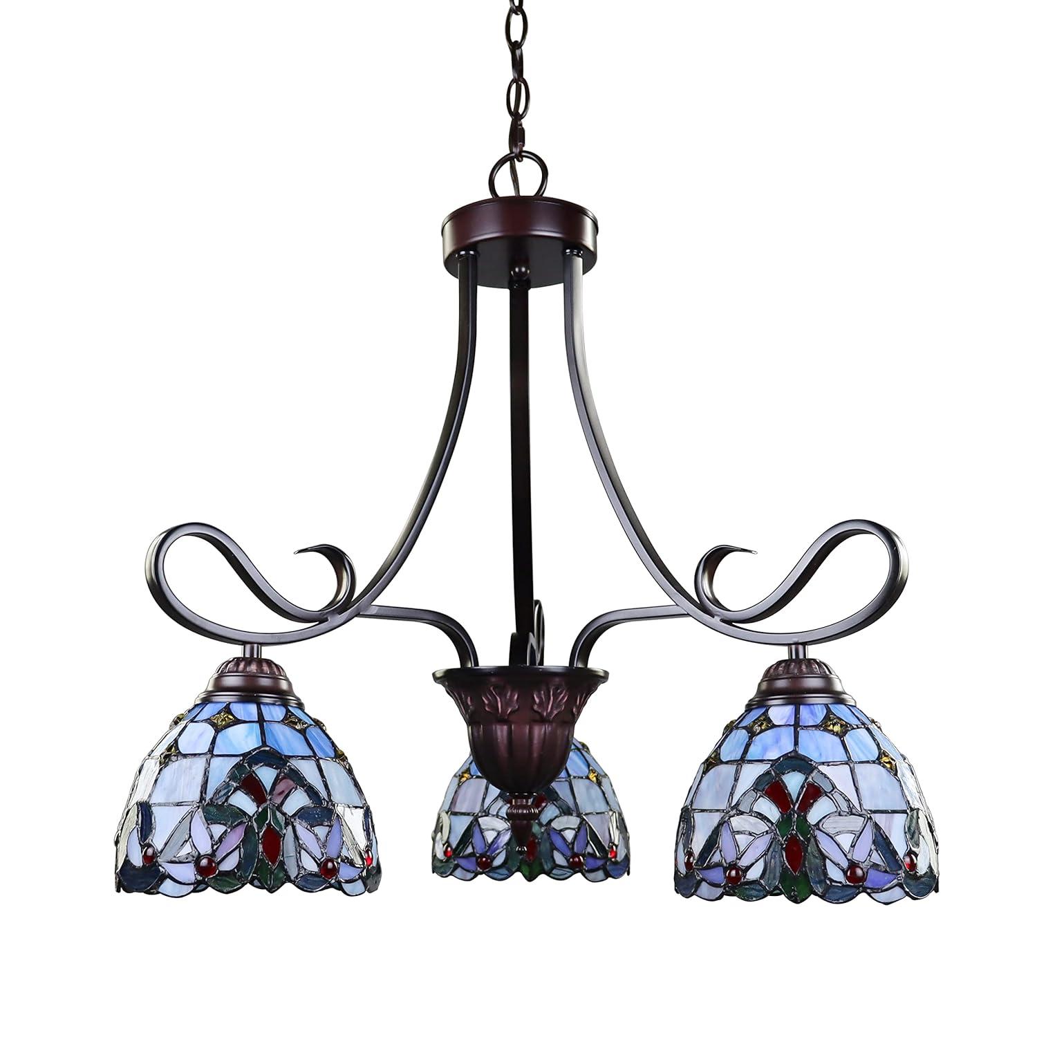 Bondi 3 - Light Glass Dimmable Classic / Traditional Chandelier