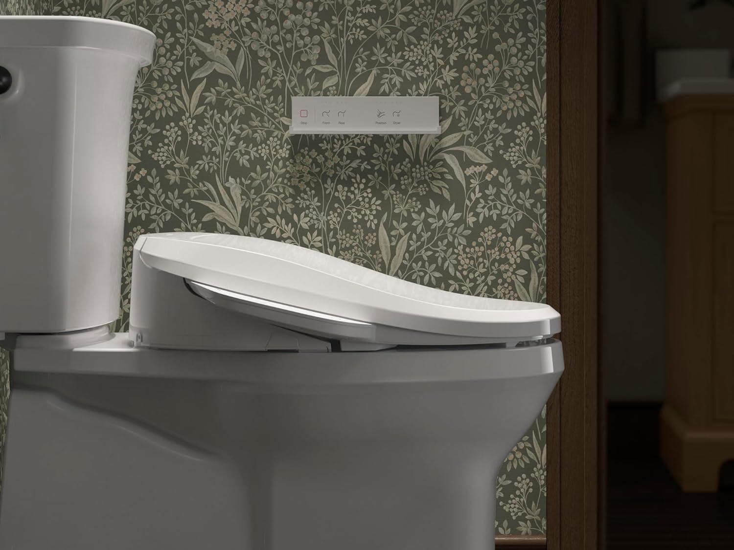 Purewash E725 Elongated Bidet Toilet Seat With Remote Control