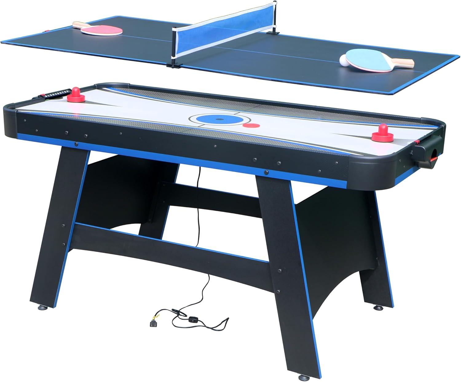 Hathaway Games 5' Two Player Air Hockey Table with Manual Scoreboard