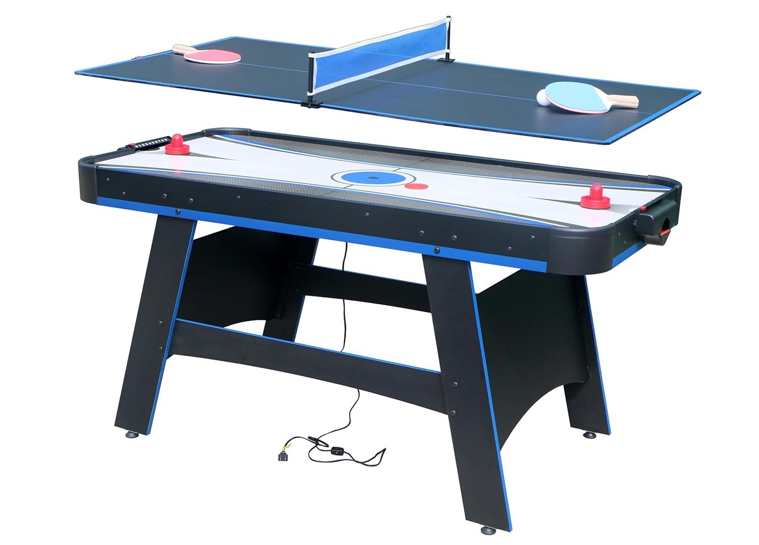 Hathaway Games 5' Two Player Air Hockey Table with Manual Scoreboard