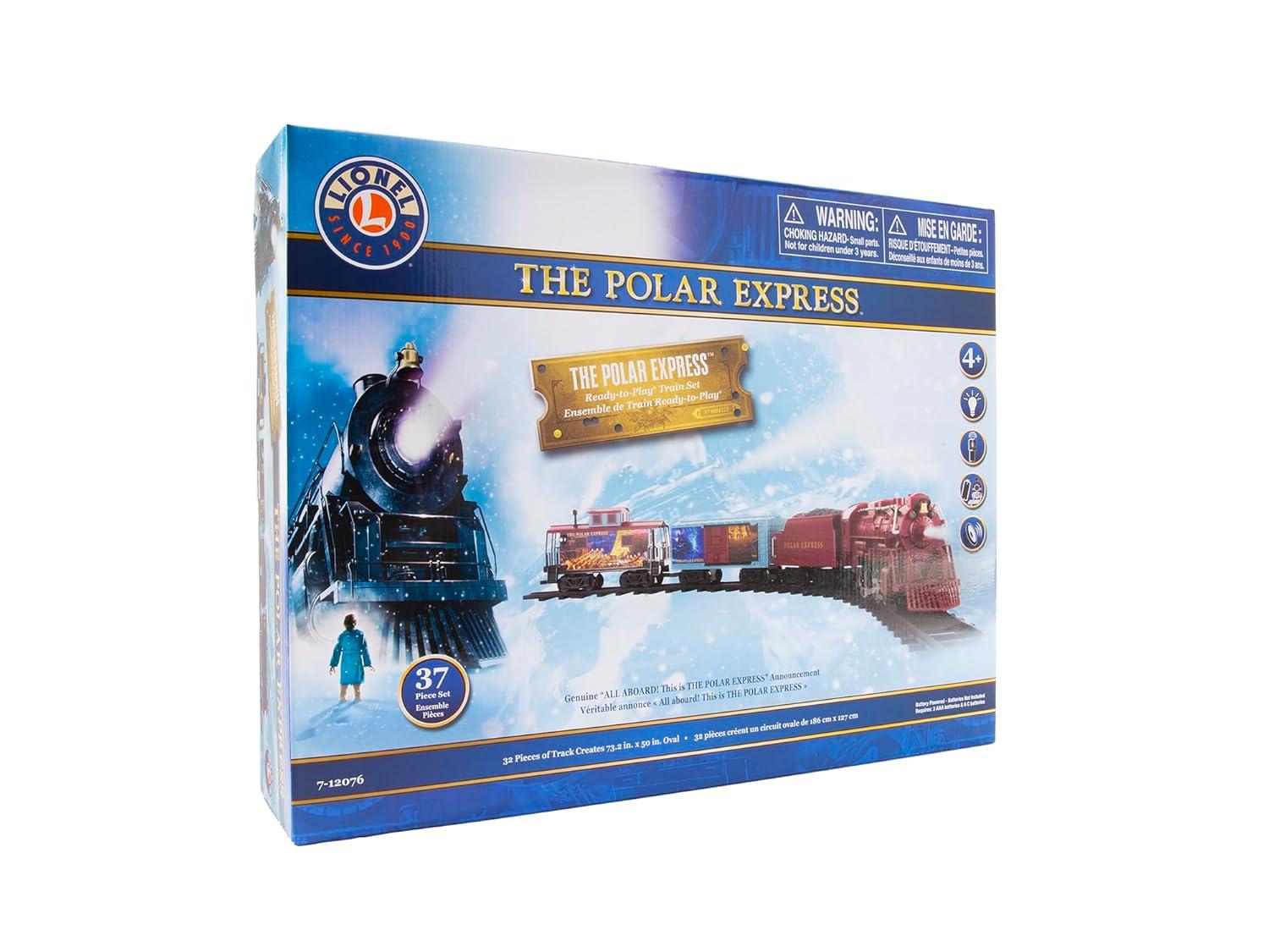 Lionel Warner Bros. The Polar Express Freight Battery Operated Train Set with Remote
