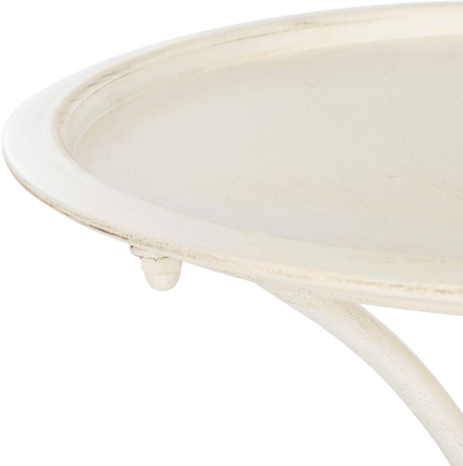 Kensi Outdoor Bird Bath - Pearl White - Safavieh