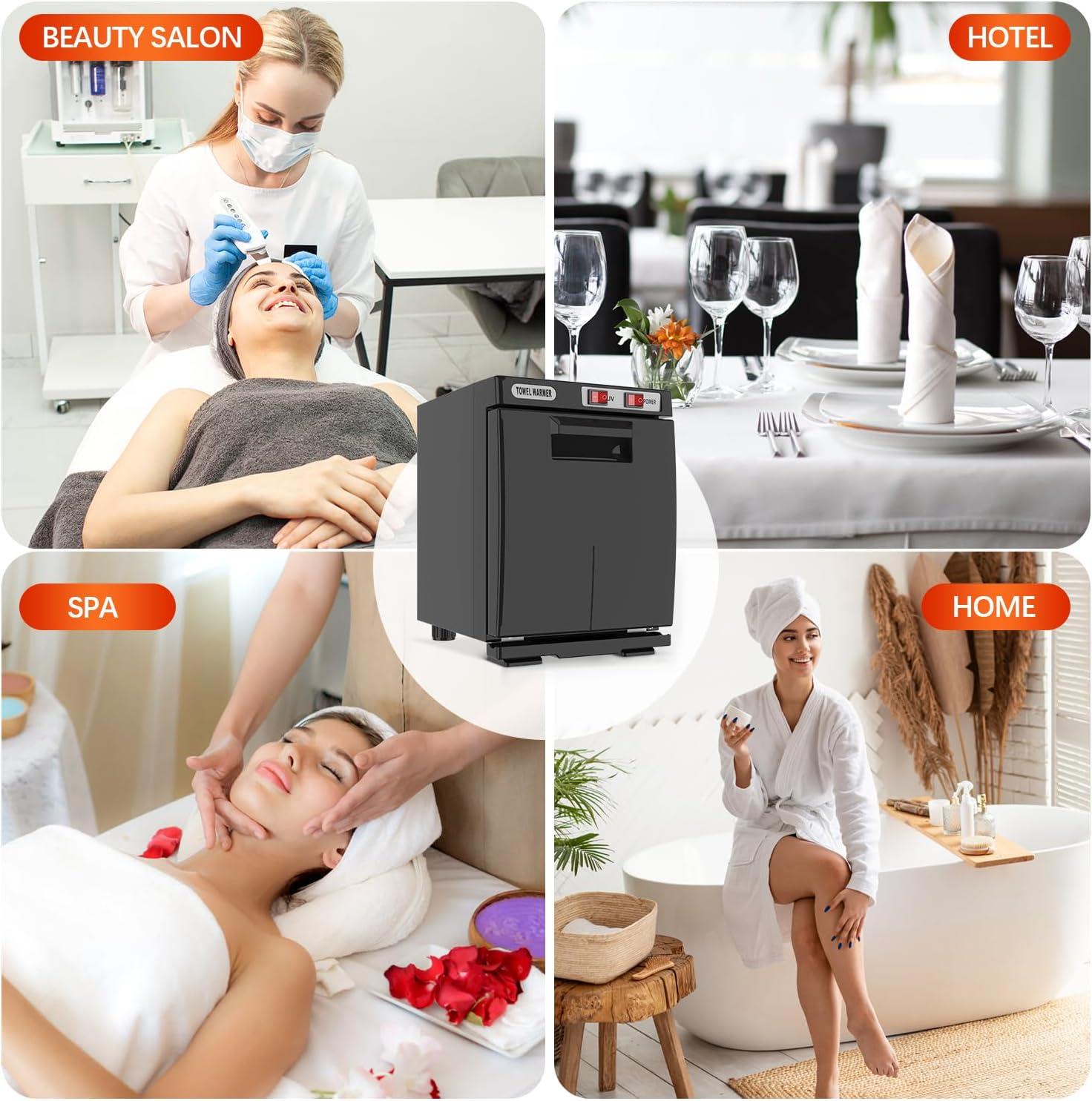 Towel Warmer Cabinet, 5L Hot Bath Towel Warmer Heating Use for Facial Spa, Hair Beauty, Salon Equipment and Home