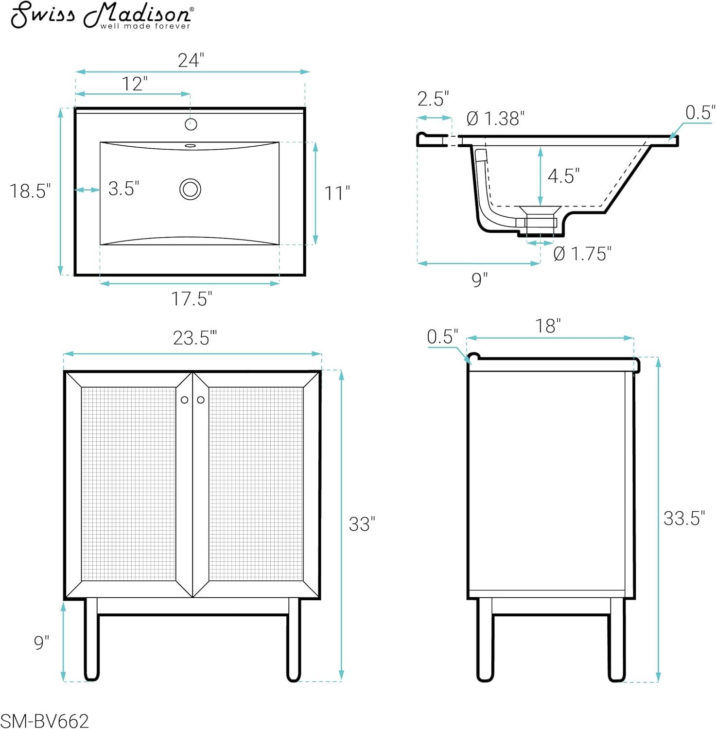 Classe 24" Bathroom Vanity