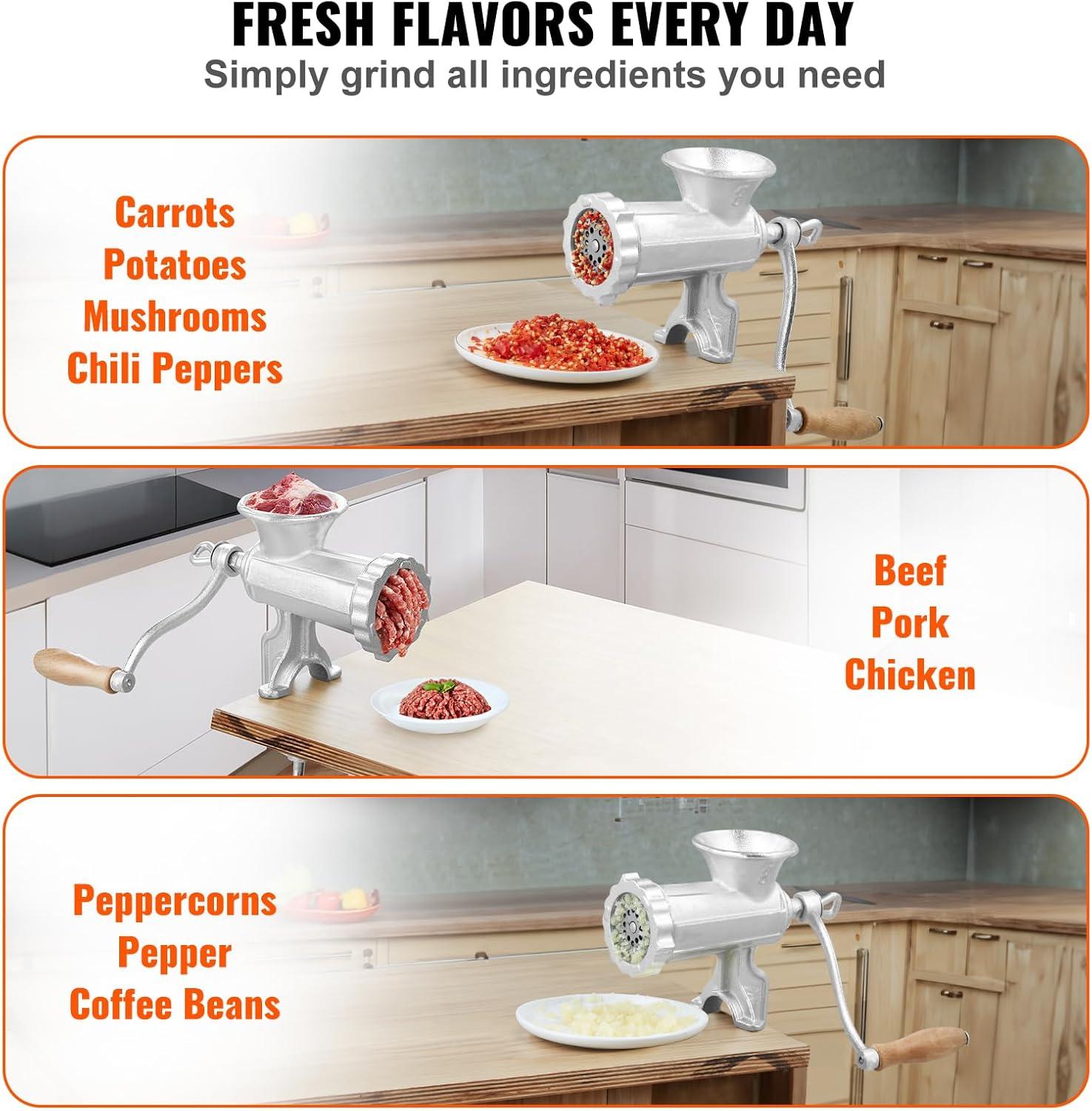 VEVOR VEVOR Steel Metal Manual Meat Grinder