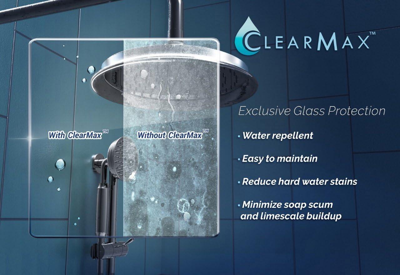 Unidoor-X 60" x 72" Rectangle Hinged Shower Enclosure