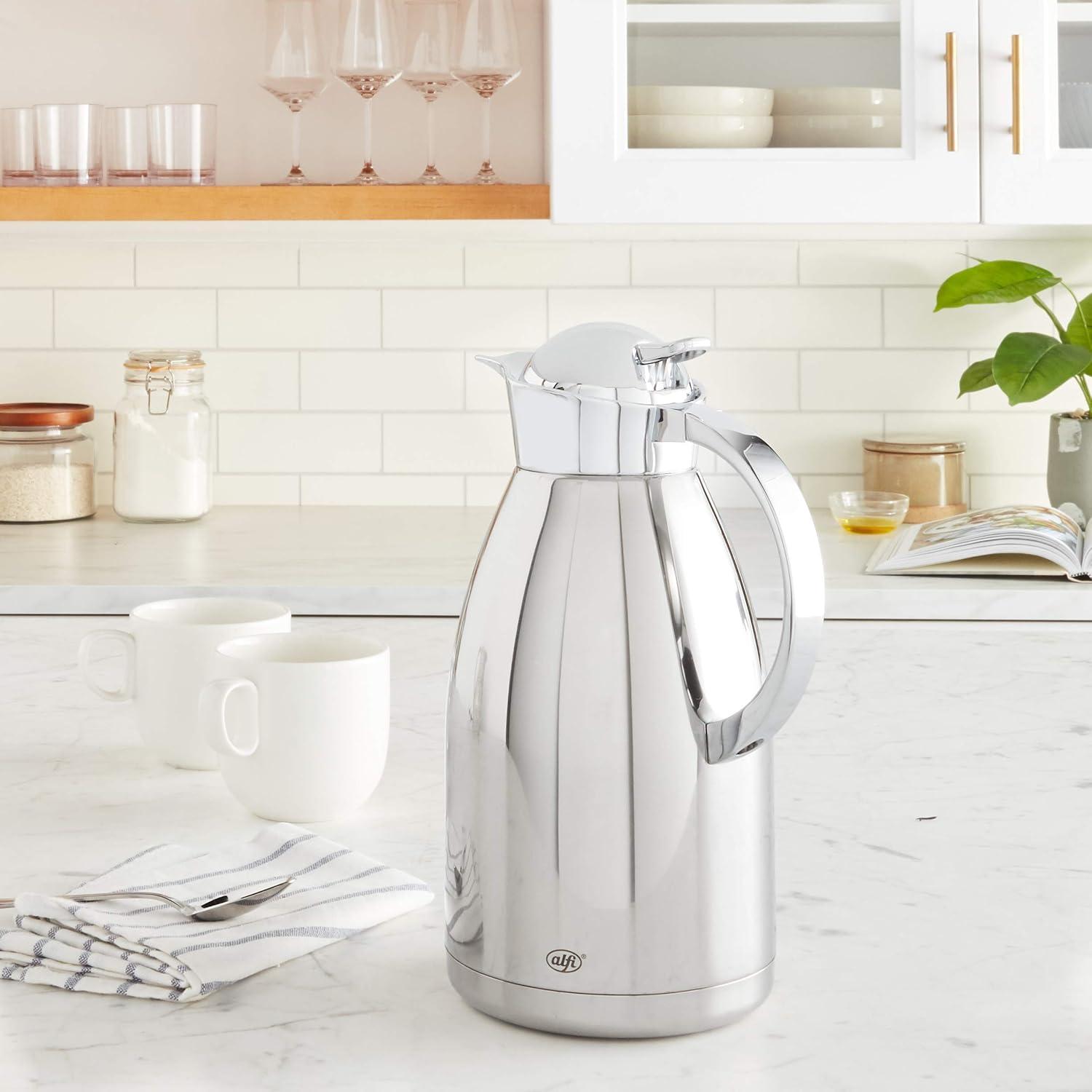 ALFI AS2720SS2 Albergo Stainless Steel Vacuum Carafe (2.11 Quarts)