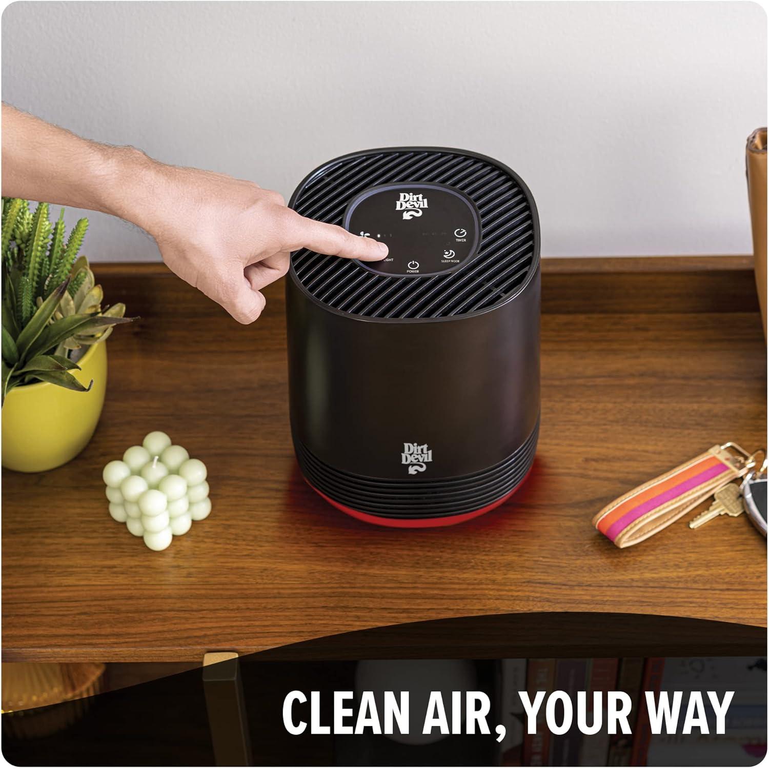 Dirt Devil Air Purifier with HEPA Media Filter, WD10100V