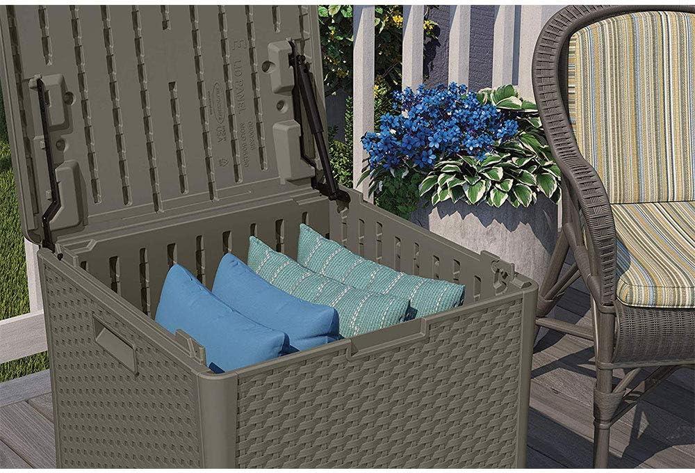 Suncast Suncast 26.75'' W 60 Gallons Water Resistant Resin Lockable Deck Box