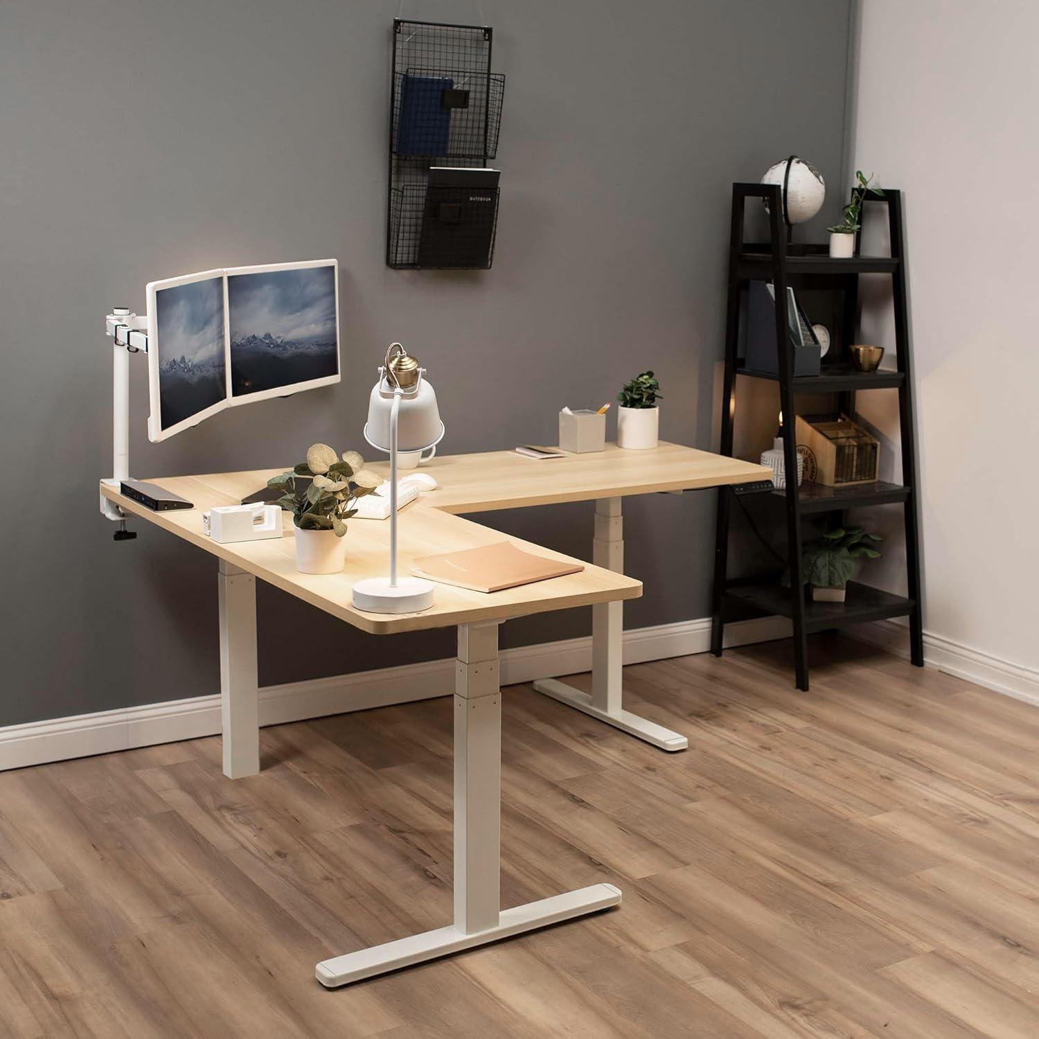 67in x 60in L-Shaped Electric Desk, 3E6B Series