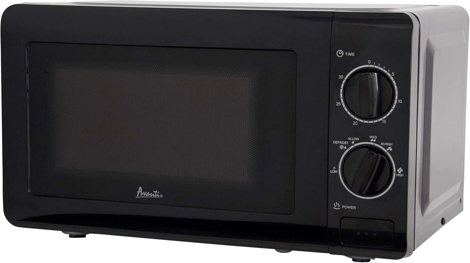 Avanti Microwave Oven with Mechanical Dials, 0.7 cu. ft.