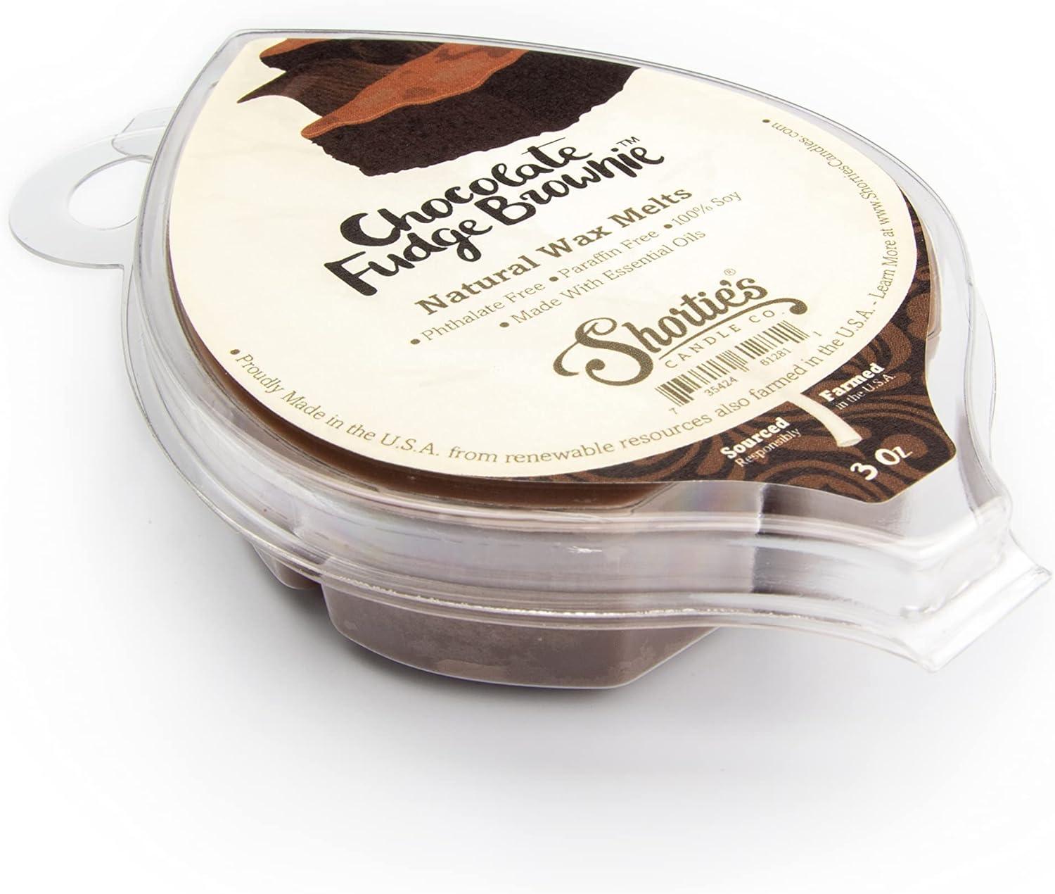 Chocolate Fudge Brownie Soy Wax Melts - All Natural + Essential Oils + Phthalate Free - Shortie