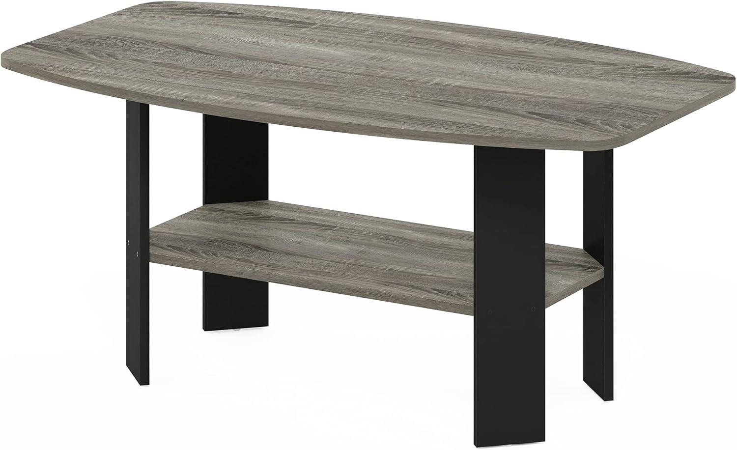 Eco-Friendly Modern Rectangular Coffee Table in French Oak Grey