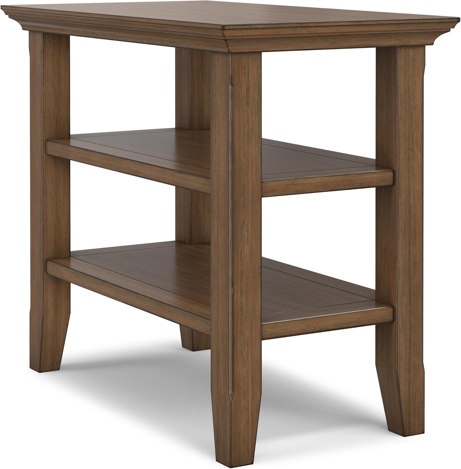 Lark Manor™ Solid Wood Transitional Table with Open Shelves