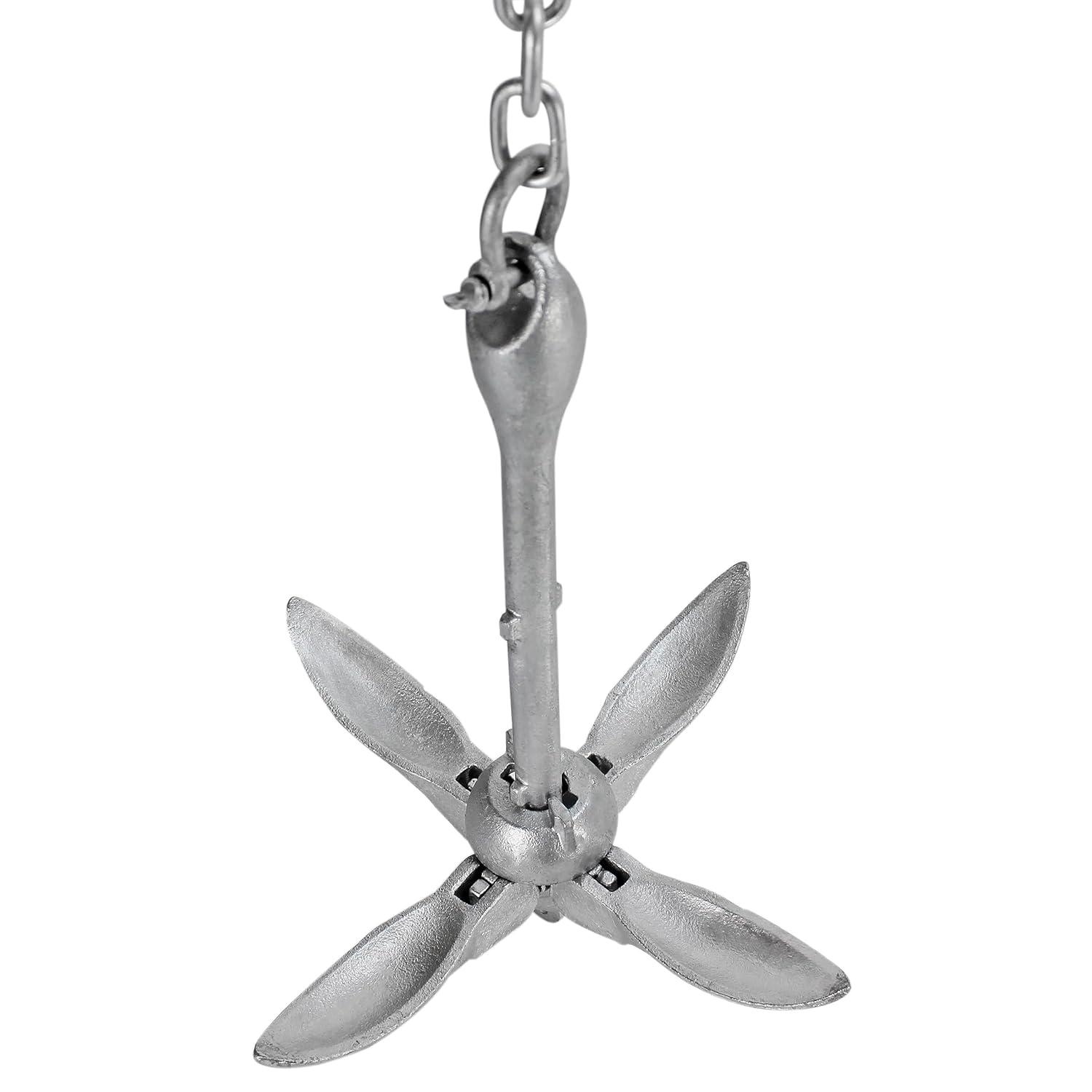 Extreme Max 3006.6705 BoatTector Kit Completo de Anclaje de Grapa para Barcos Pequeños, Botes Tipo Jon, Botes Planos, Botes Inflables, Etc. - 5,5 Libras.