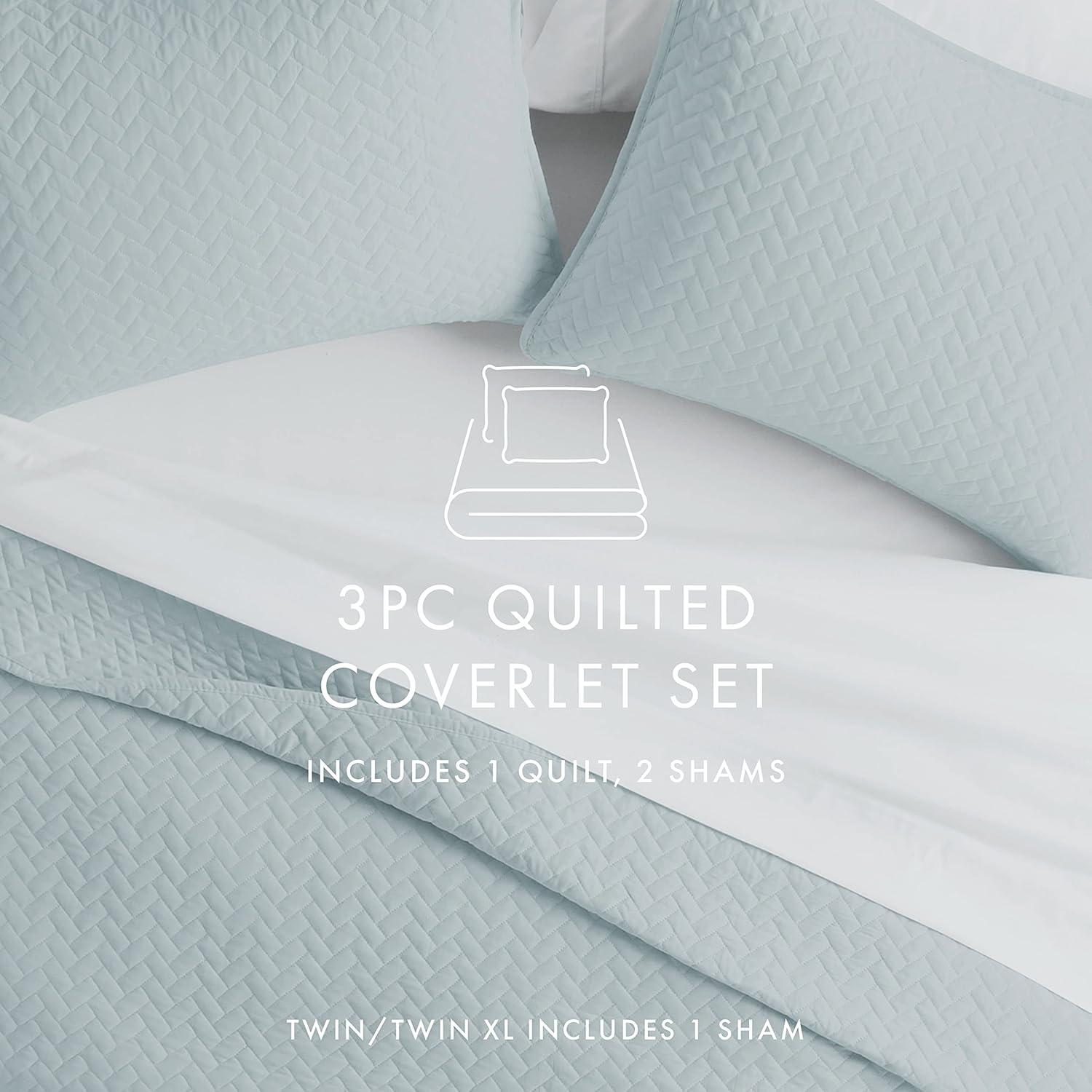 Antora Microfiber Modern & Contemporary Coverlet / Bedspread Quilt Set