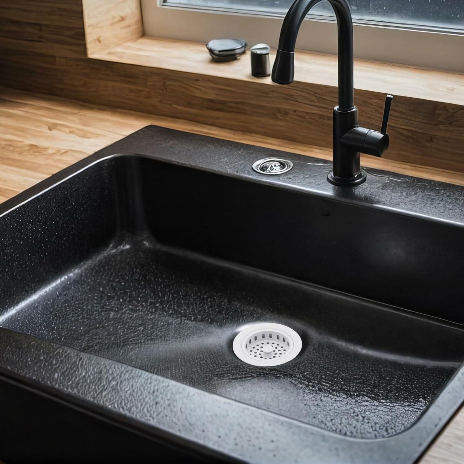 Solid Brass Style Kitchen Sink Basket Strainer