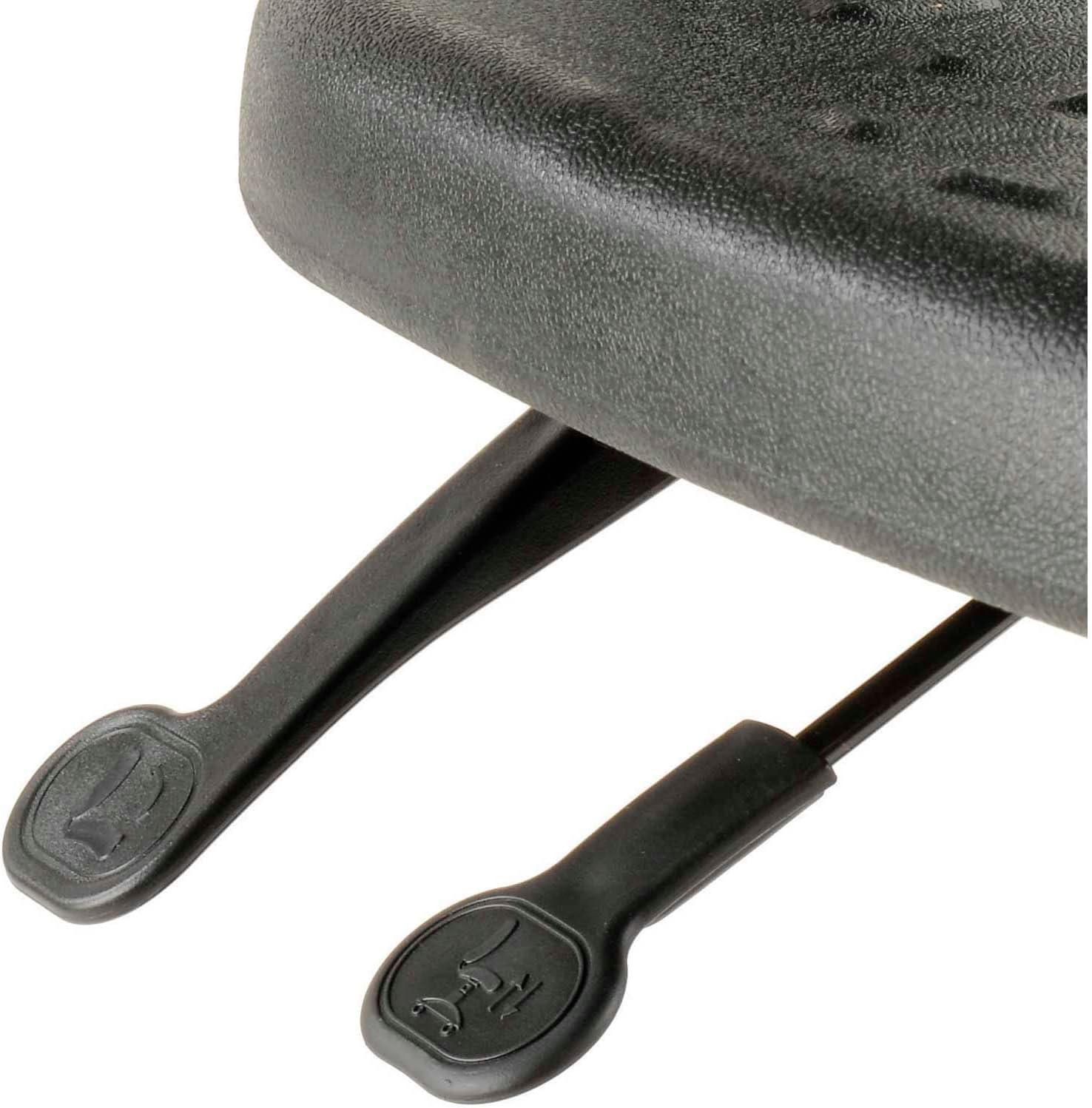 Black 5-Way Adjustable Ergonomic Stool, 225 Lbs Capacity