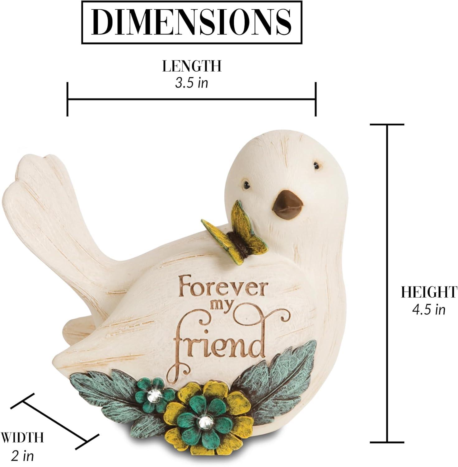 Pavilion Gift Company 41044 Simple Spirits "Forever My Friend" Bird Figurine, 3-1/2-Inch