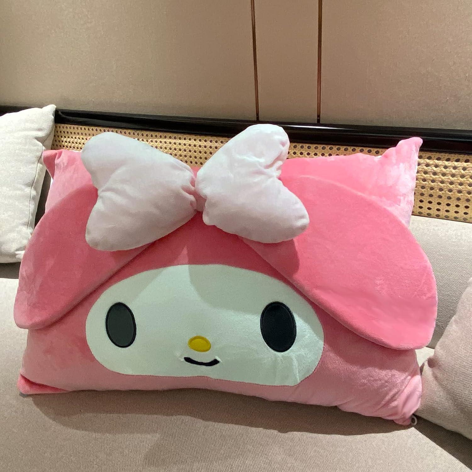 Teyeuf Kawaii Pillowcase,Cotton Pillowcases,Cute Pillow,Cute Girl Plush Pillow Slips,for Dormitory Decorative Bedroom Livingroom, 62×42CM