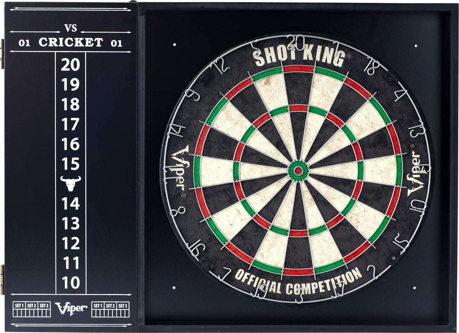 Viper Viper Steadfast Bristle Dartboard and Backboard Set with Darts