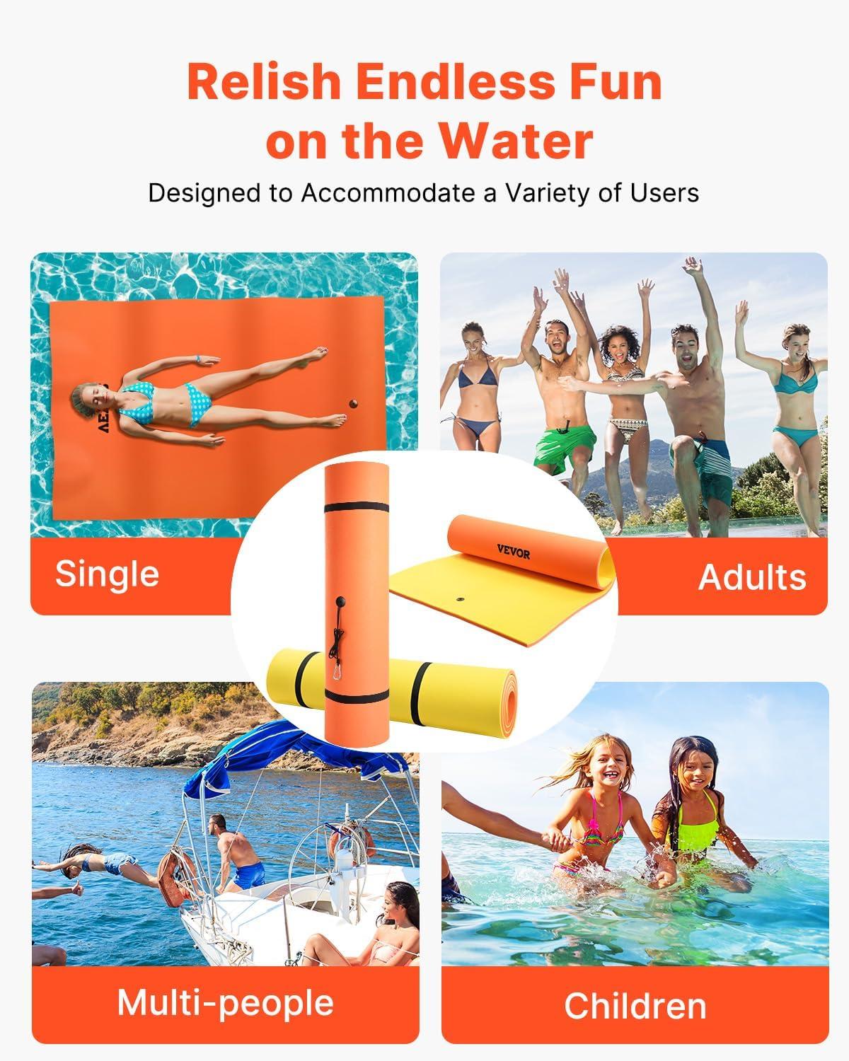 VEVOR Floating Mat Inflatables