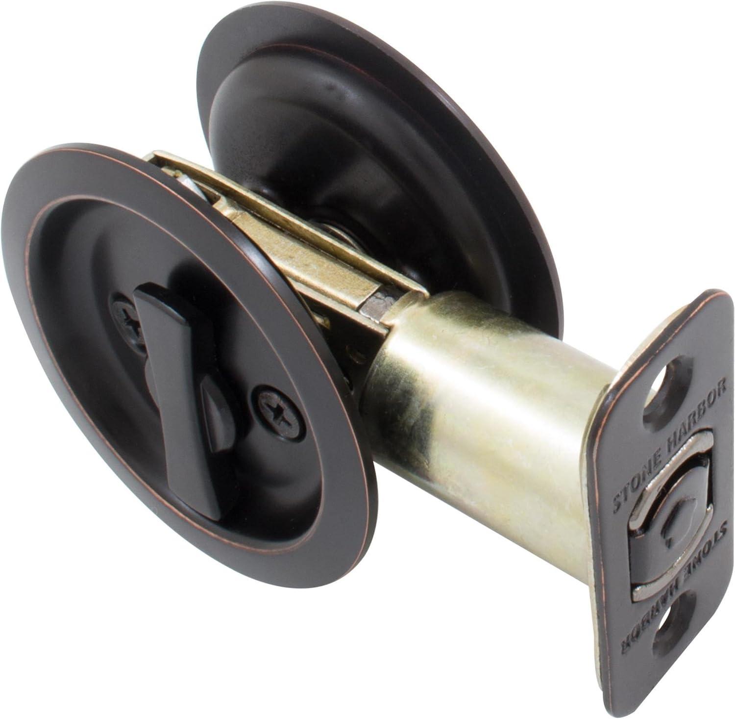 Round Pocket Door Lock