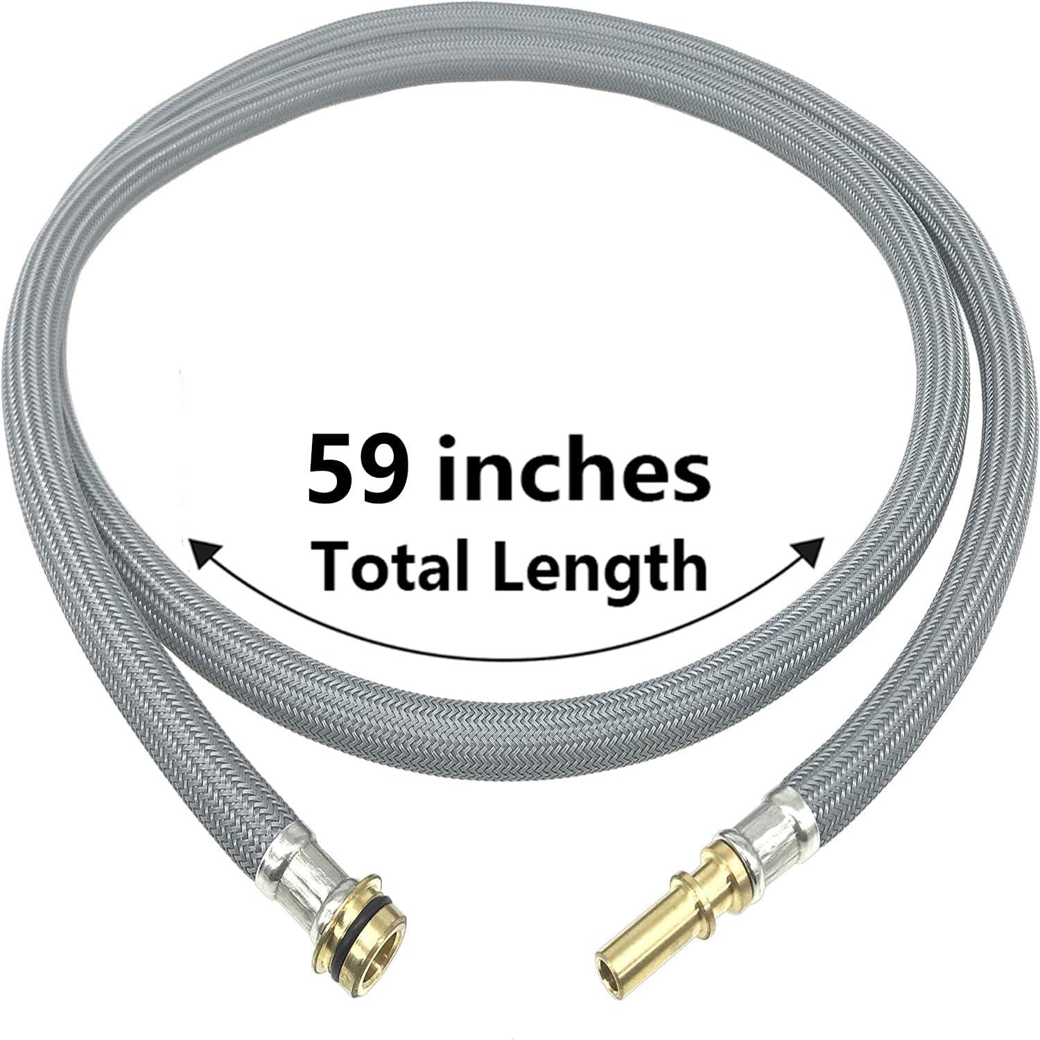 88624000 Kitchen Faucet Hose Replacement Part for Hansgrohe Pull Down Spray Hose 95507000 95506000, 59-inch Length by Awelife