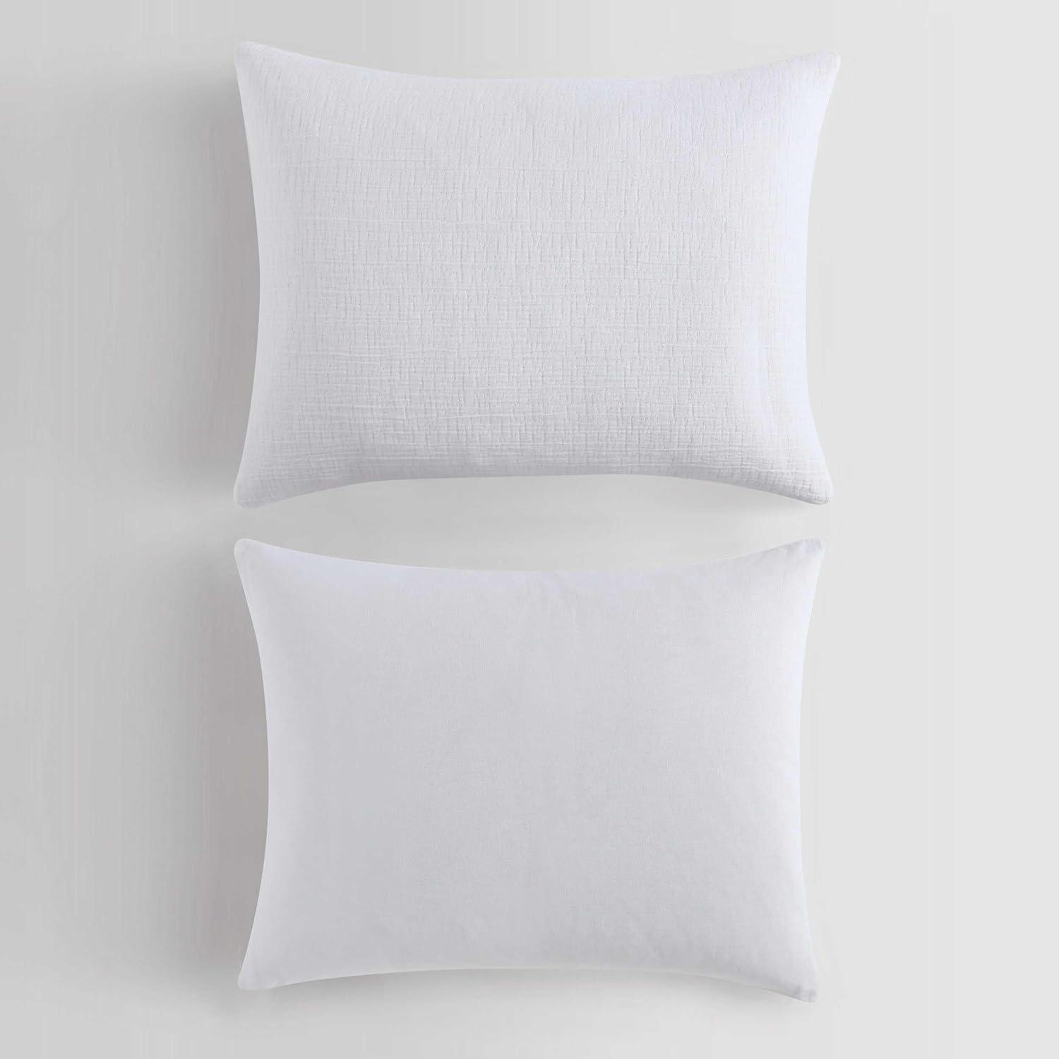 Calvin Klein Washed Texture Solid Cotton Duvet Cover Set