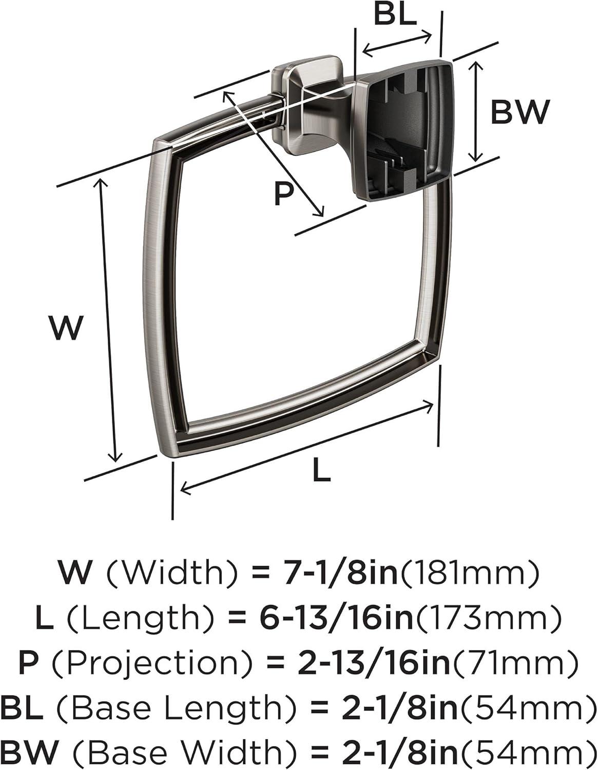 Amerock Revitalize Wall Mounted Towel Ring