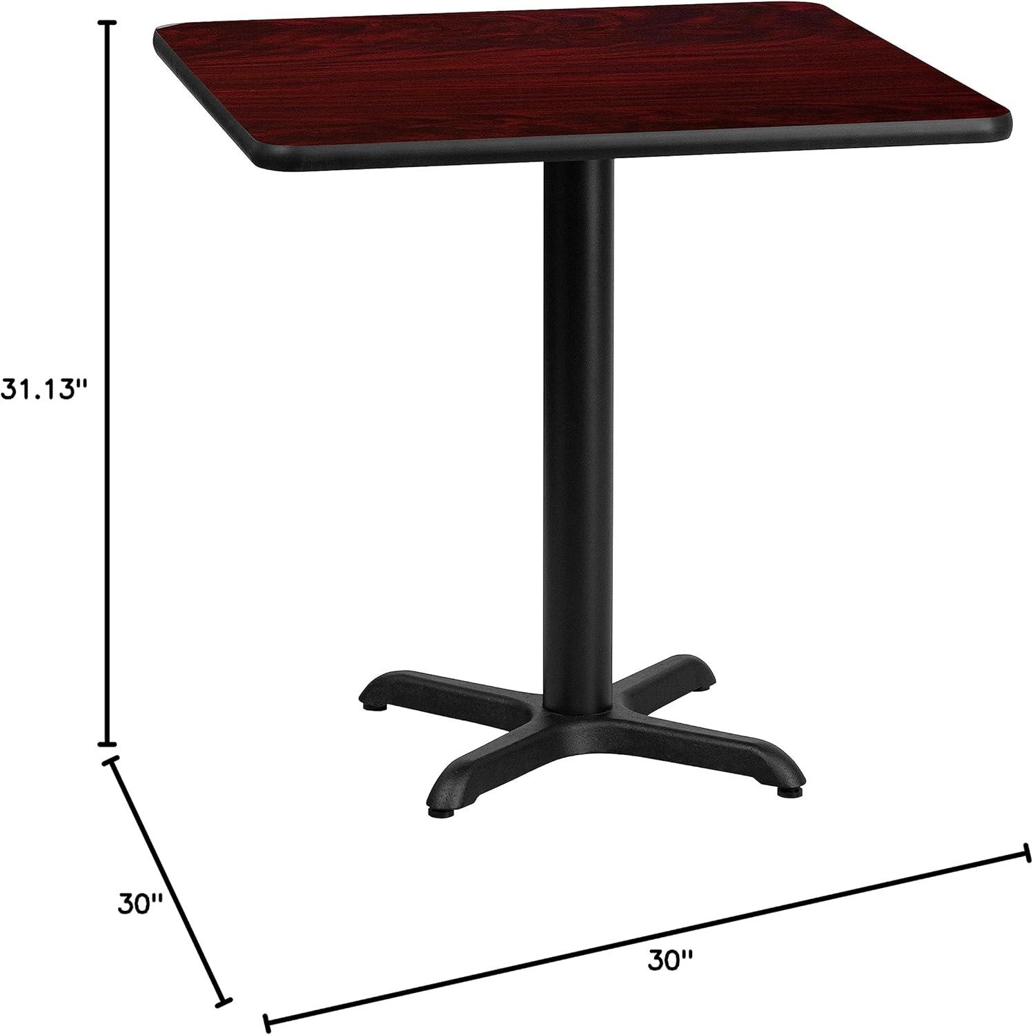 Carrus Laminate Pedestal Dining Table