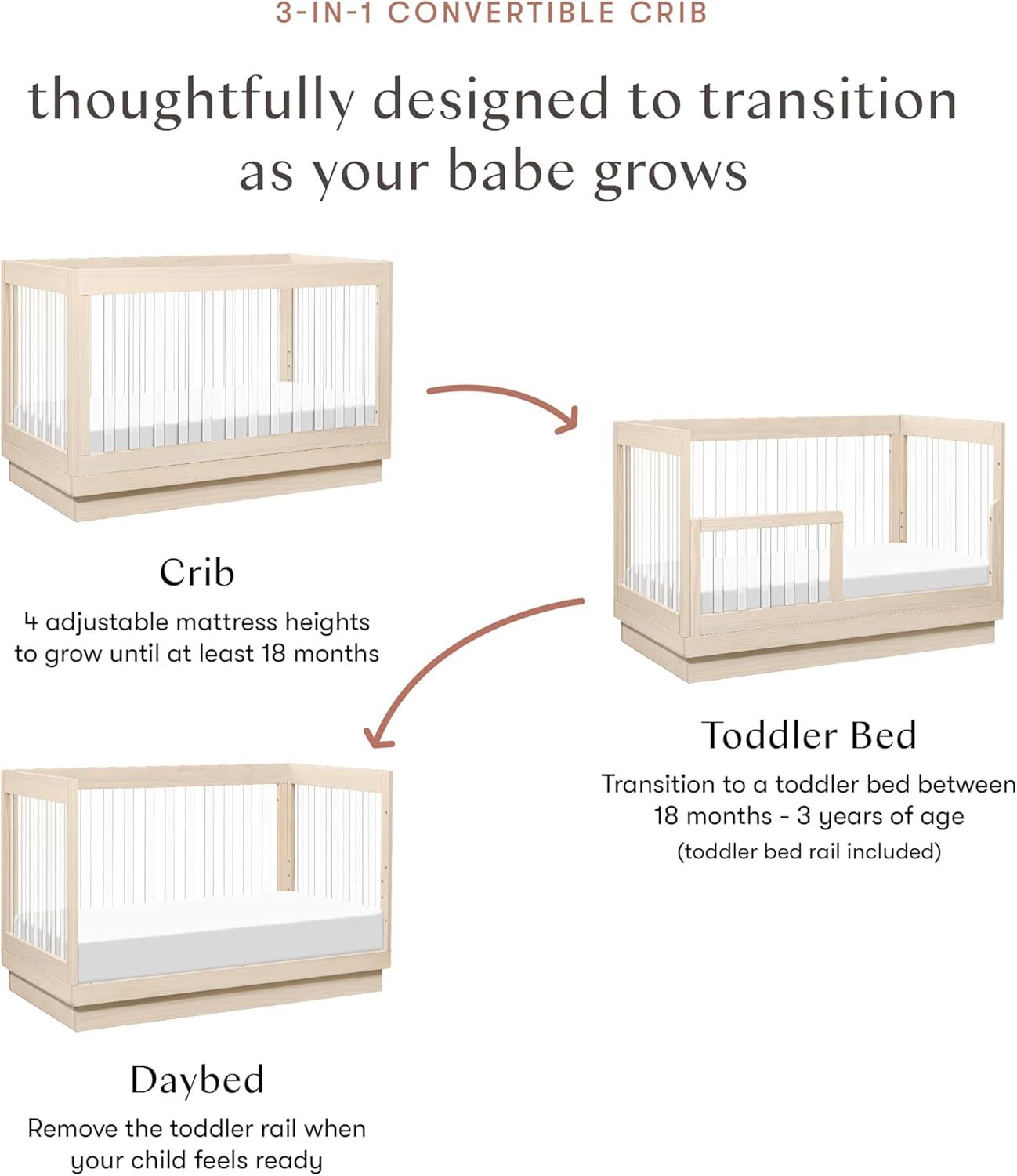 Harlow 3-in-1 Convertible Crib